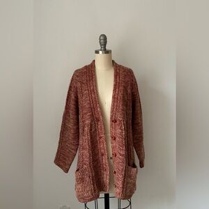 Vintage Japanese Multicolor Knit Cardigan
